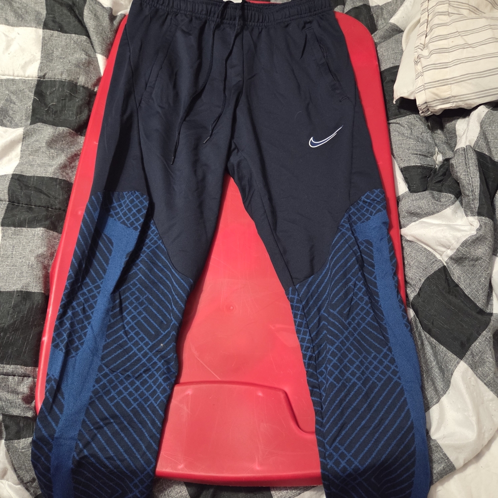 Nike Dark Blue and Light Blue Track Pants